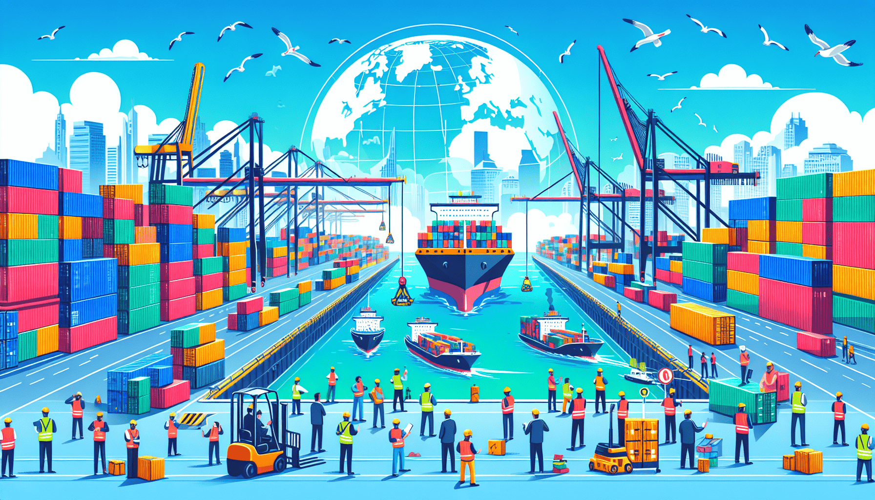 Photo - Comment Arial Diffusion utilise les INCOTERMs - Export de matériel et mobilier de bureau Afrique et Outre mer  - Arial Diffusion